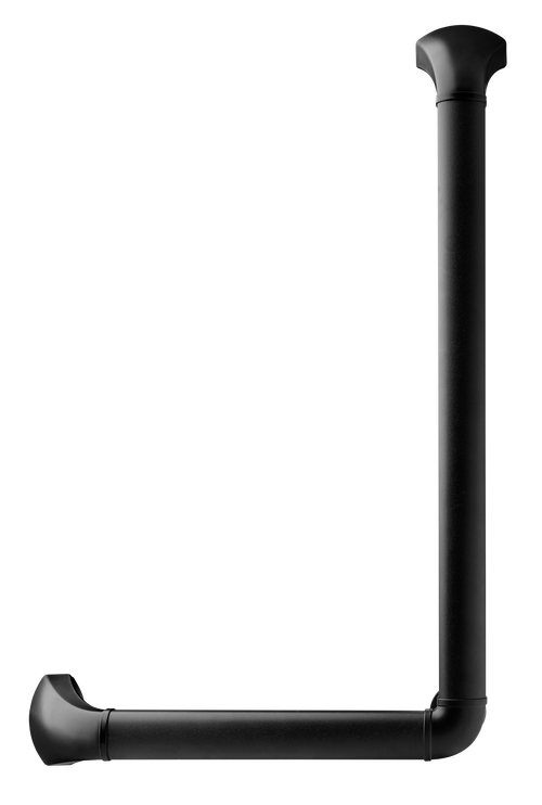 SecuCare Barre d'appui aluminium angle 90˚, noir