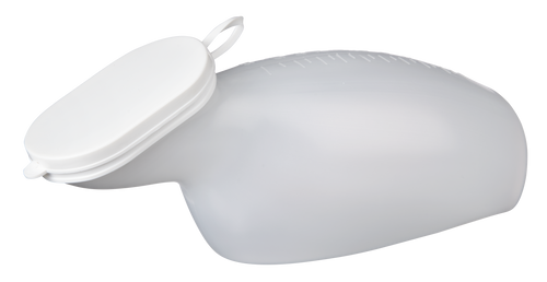 SecuCare Urinal pour dames transparent 1 litre ferme par un bouchon