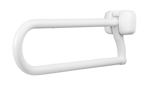 SecuCare Barre d'appui de toilette rabattable Premium blanc