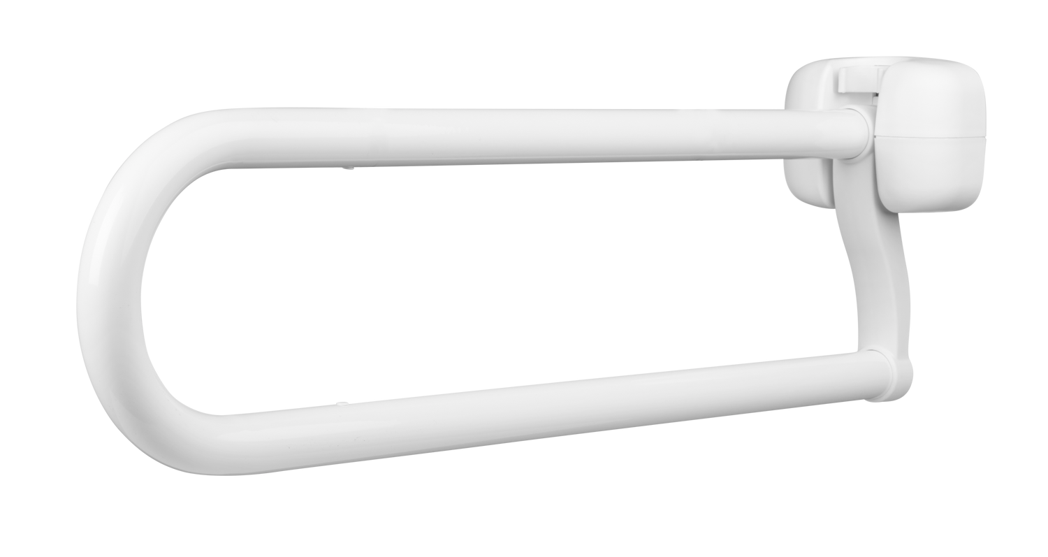 SecuCare Barre d'appui de toilette rabattable Premium blanc