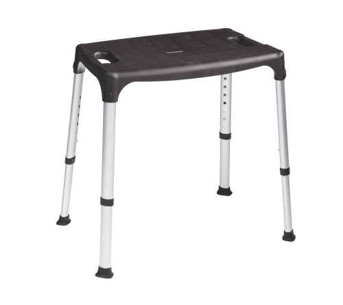 SecuCare Chaise de douche Quattro, noir