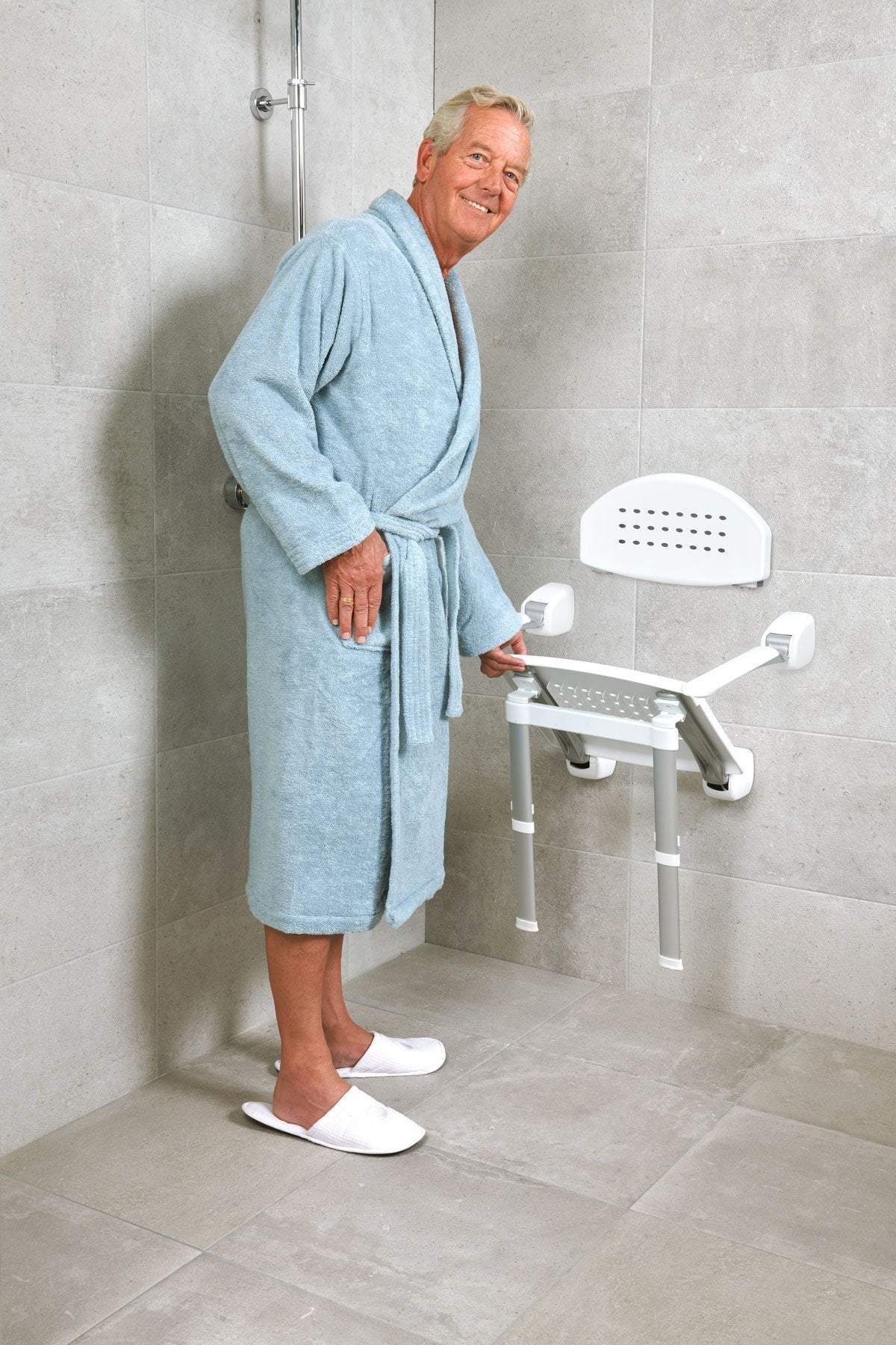 SecuCare Chaise de douche rabattable