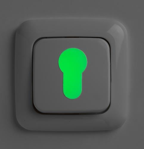 SecuCare Autocollants Glow in the dark