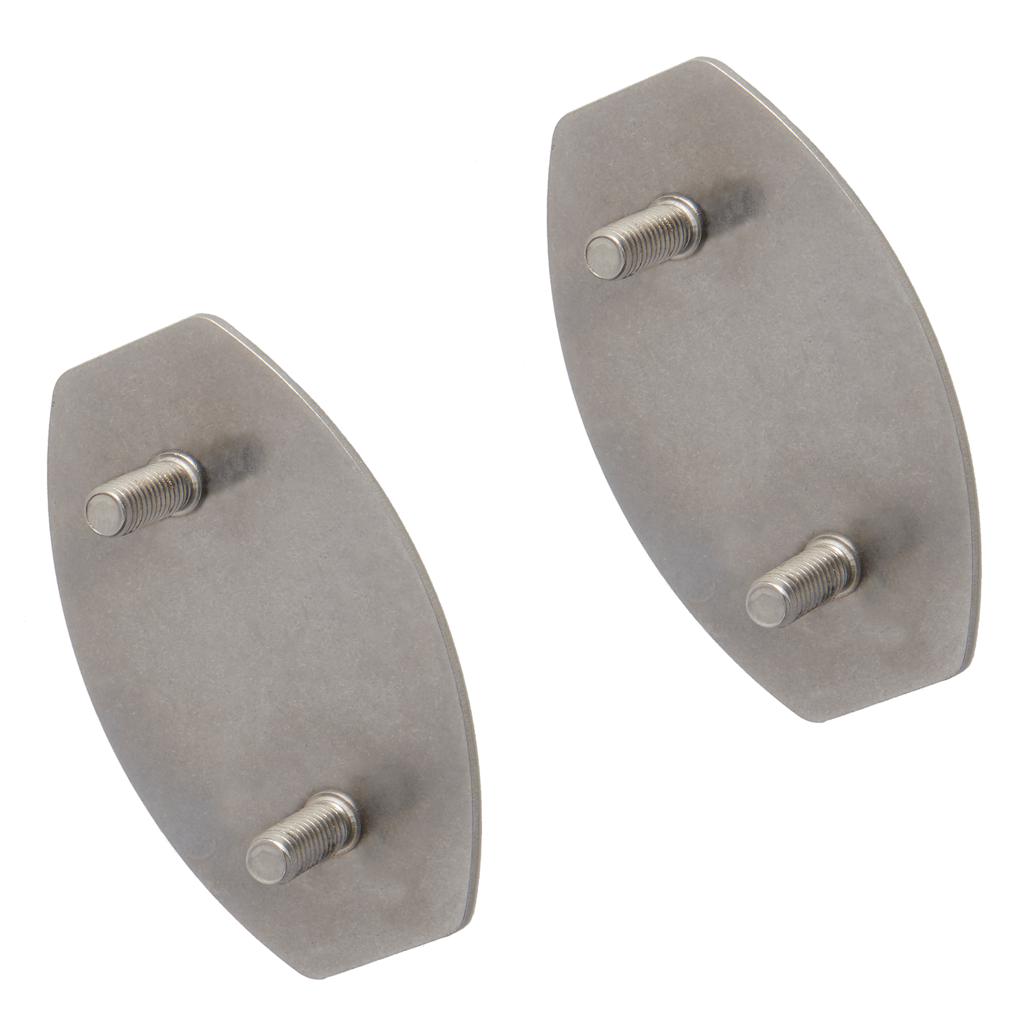 SecuCare Plaquette de fixation en acier inoxydable pour fixation à la colle de la barre d'appui, 2 pièces