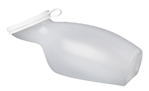 SecuCare Urinal pour dames transparent 1 litre ferme par un bouchon