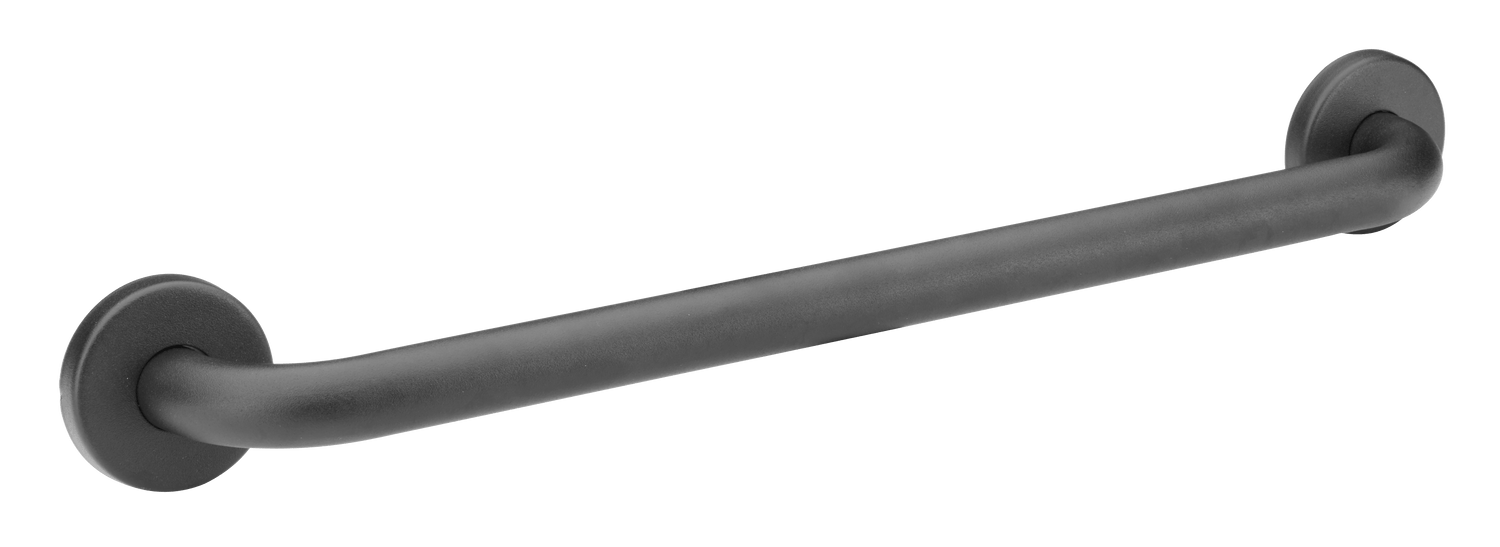 SecuCare Barre d’appui ø25 mm Acier inoxydable noir